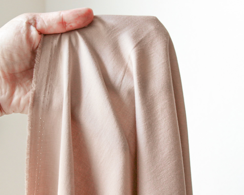 ナチュラルワッシャー加工＞草木染の軽やかコットンサテン Anya [M便 1