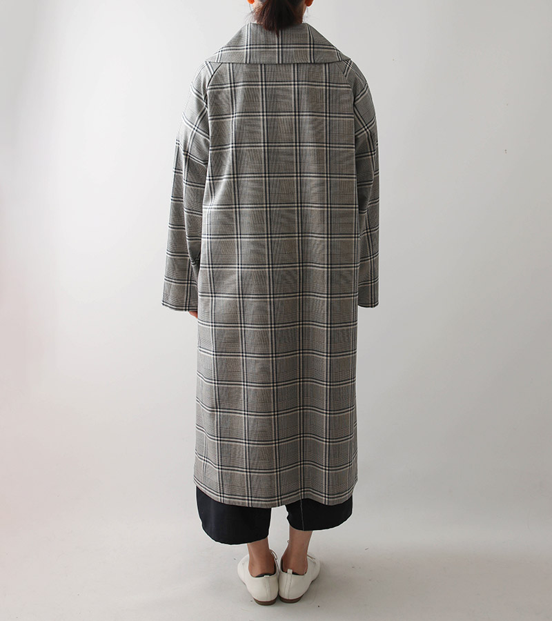 寸法図【NO.606】ラグランスリーブの大きな衿のコート [M便 0/1]の通販