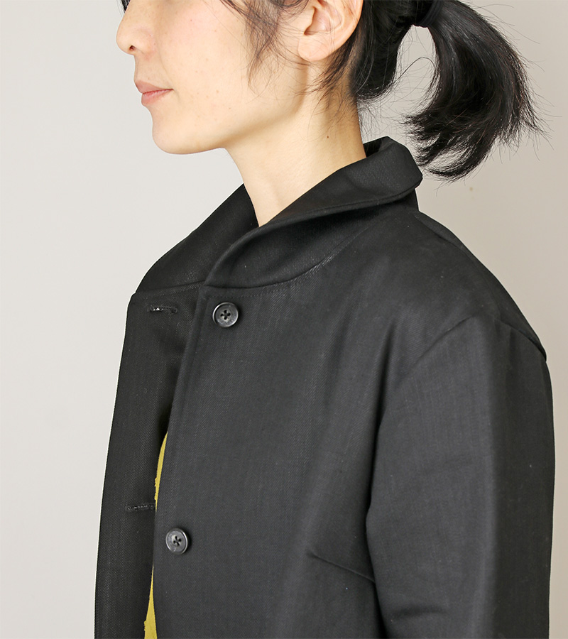 実物大型紙【No.650】幅広スタンドカラーのコート(SML・2L) [M便 1/3