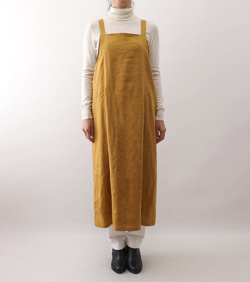 実物大型紙【No.737】タック入りのジャンパースカートにもなるエプロン