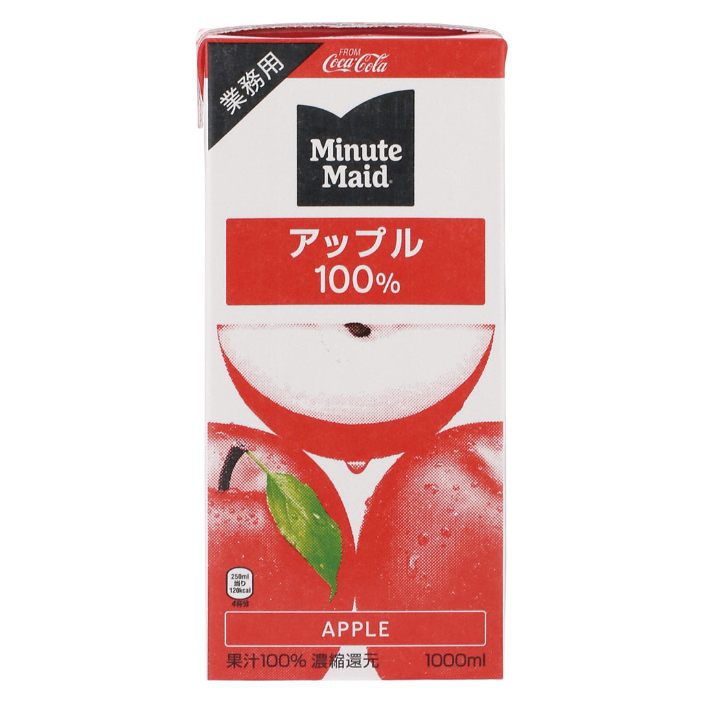 ミニッツメイド アップル100% 1Lパック(6本入り) – 酒類ドットコム