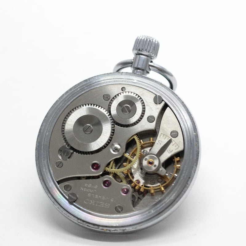 昭和44年の19セイコー鉄道時計/15石/秒針止め機能/絶版時計