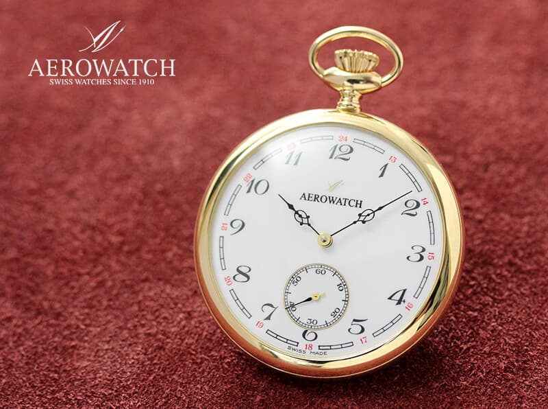 AERO(アエロ) 18K 金無垢 手巻き式 50741J802 懐中時計 – 正美堂時計店