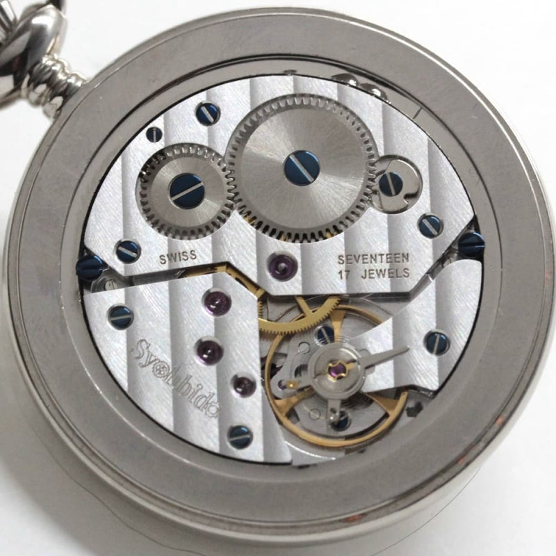 正美堂創業 50周年記念ウォッチ/オリジナル懐中時計/シルバーカラー