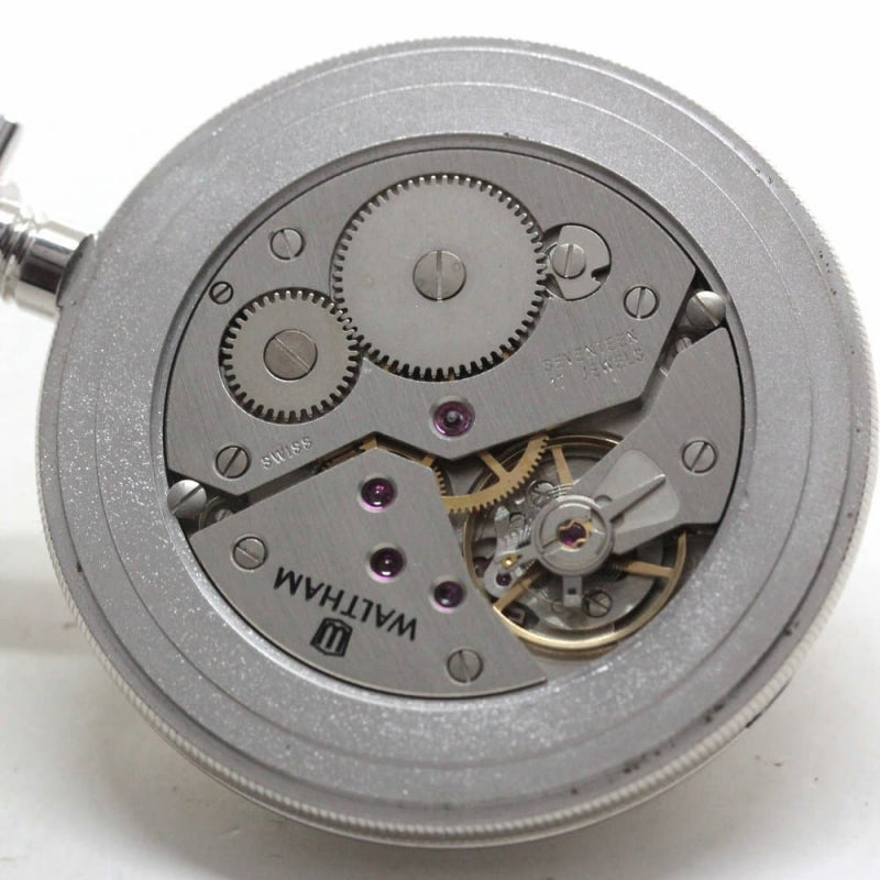 絶版モデルのウォルサム（WALTHAM）社製シルバー925懐中時計/waltham