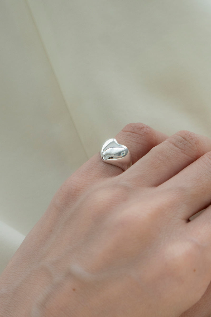 ANNIKA INEZ Heart ring Pinky アニカイネズ ハートピンキーリング /Silver