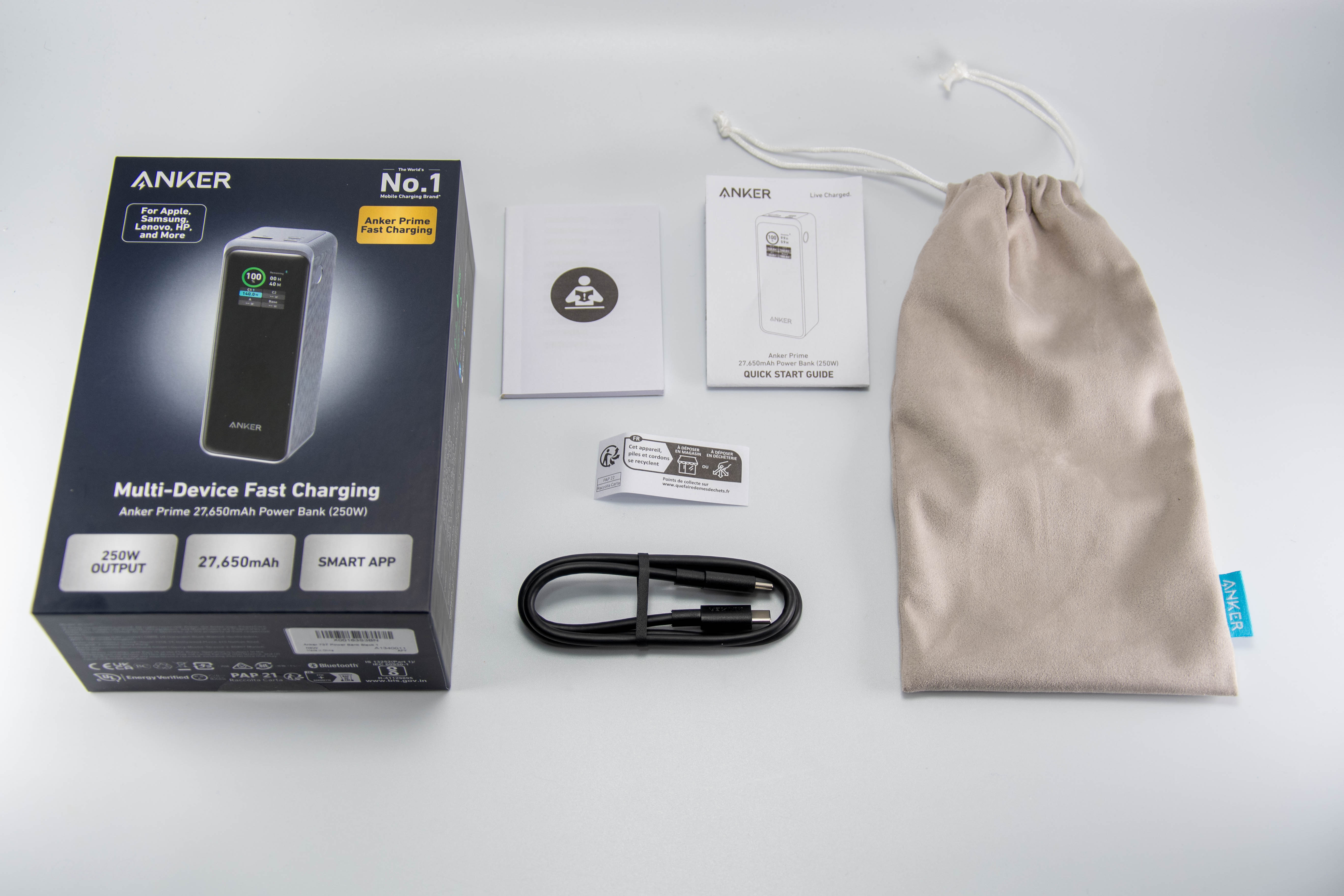 Anker Prime Power Bank 27650mAh 250Wモデル レビュー – Pottal