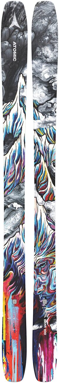 2025 Atomic Bent 100 172cm Skis w Bindings - Powder7