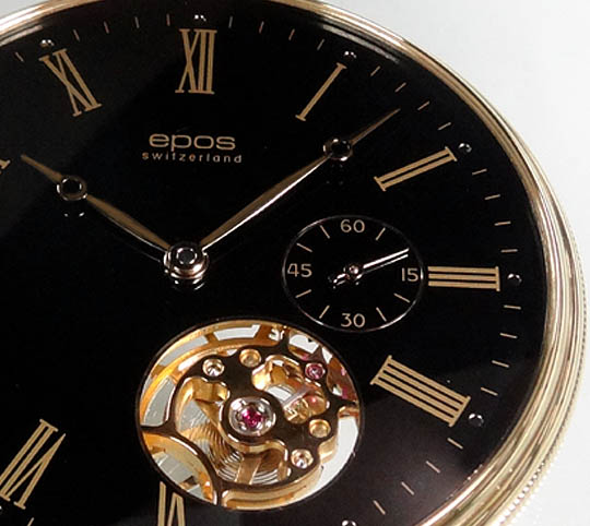 2090GPBK-N epos/エポス懐中時計 黒文字盤 | 機械式手巻き