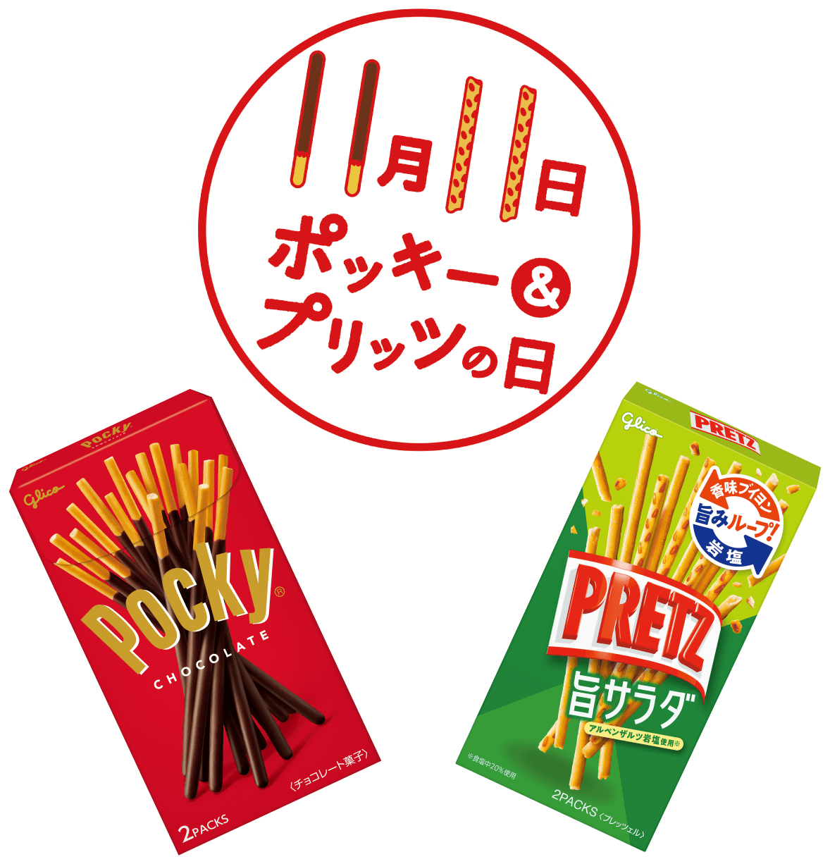 ポッキー&プリッツの日｜ポッキー｜Glico