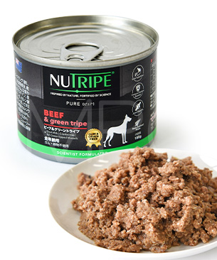 ニュートライプ DOG ピュア ビーフ&グリーントライプ缶 185g