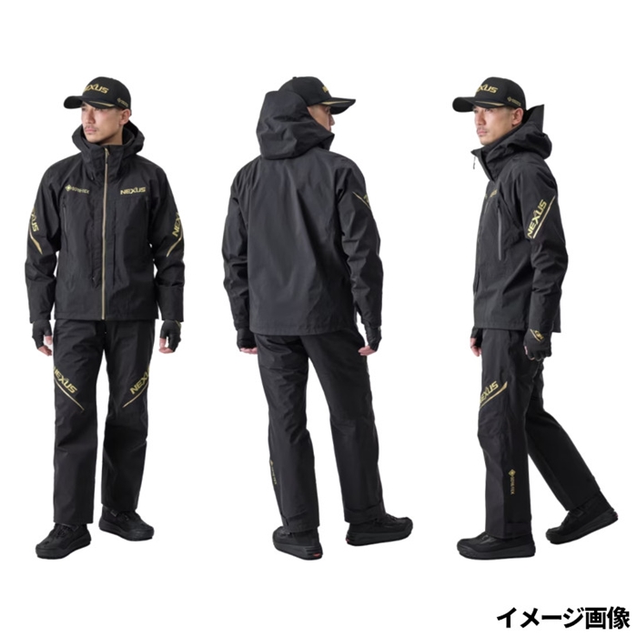 シマノ ネクサス ゴアテックス テクノレイヤードスーツ M ブラック RT