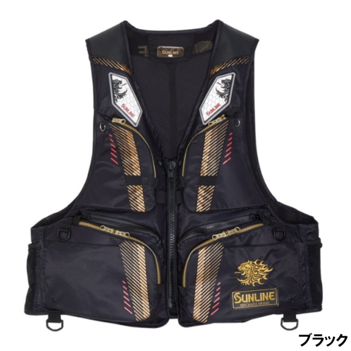 サンライン フローティングベスト SUL-230 M ブラック - 釣具の