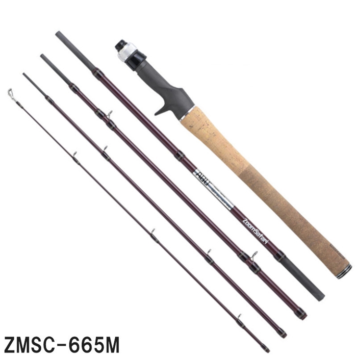 アブ・ガルシア ズームサファリ ZMSC-665M (モバイルロッド) - 釣具の