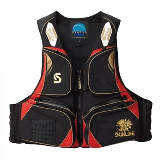 サンライン HGフローティングベスト STL-210 F ブラック