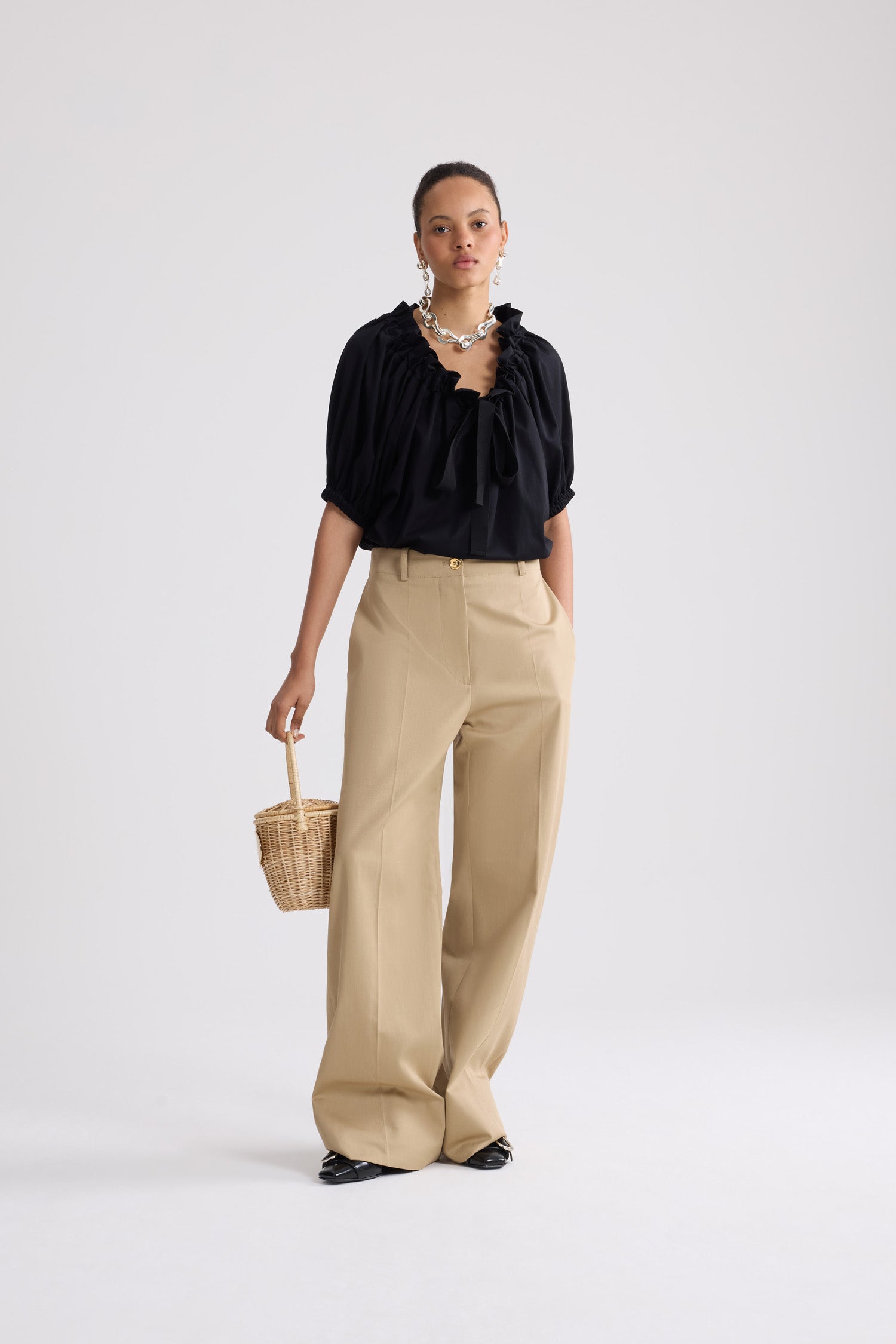 Patou | オーガニックコットン ドローストリング Tシャツ