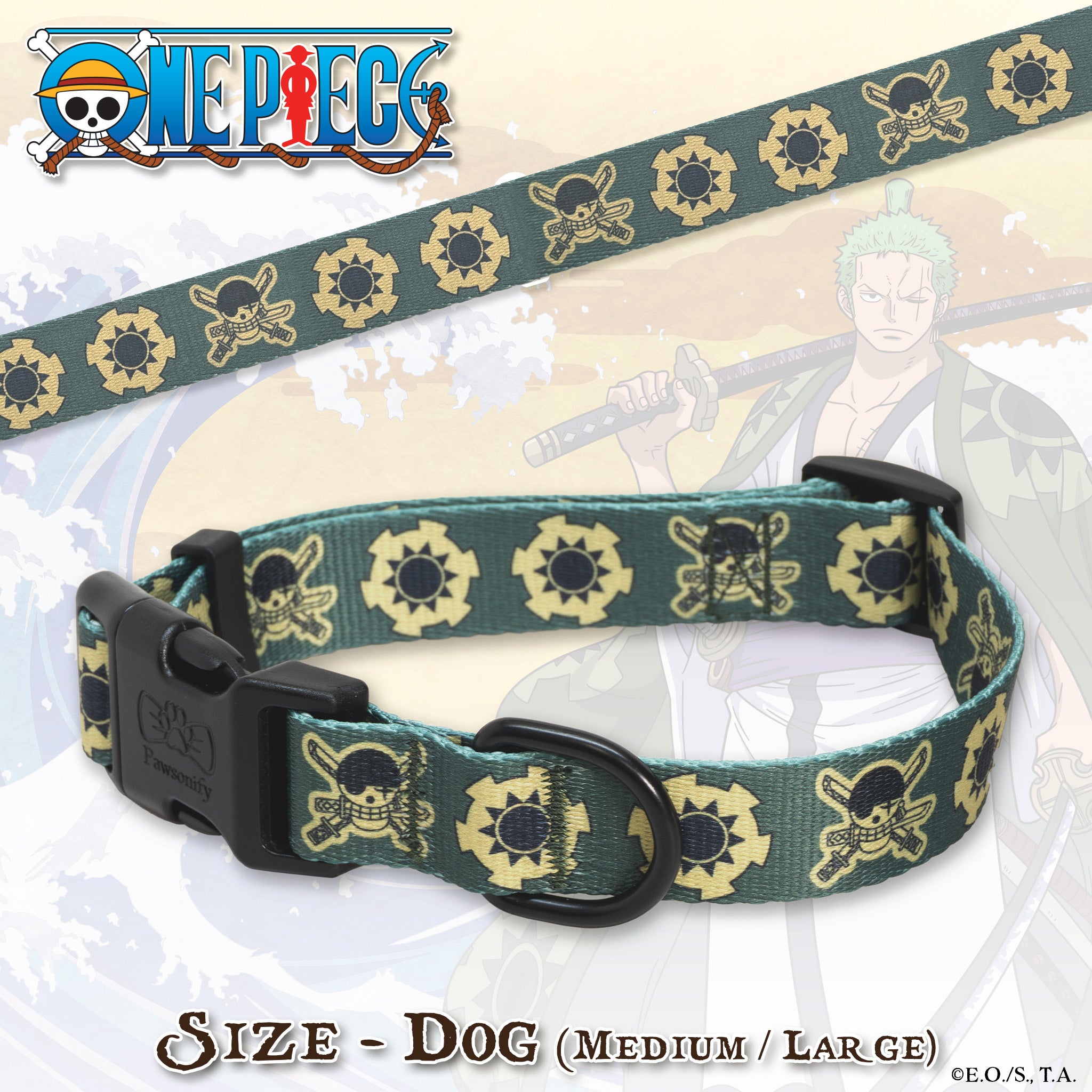 Roronoa Zoro Collar (Wano Arc) | One Piece | Pawsonify