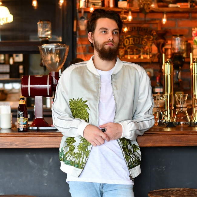 PAIKAJI】メンズ スカジャン/Men's Sukajan (souvenir jacket)