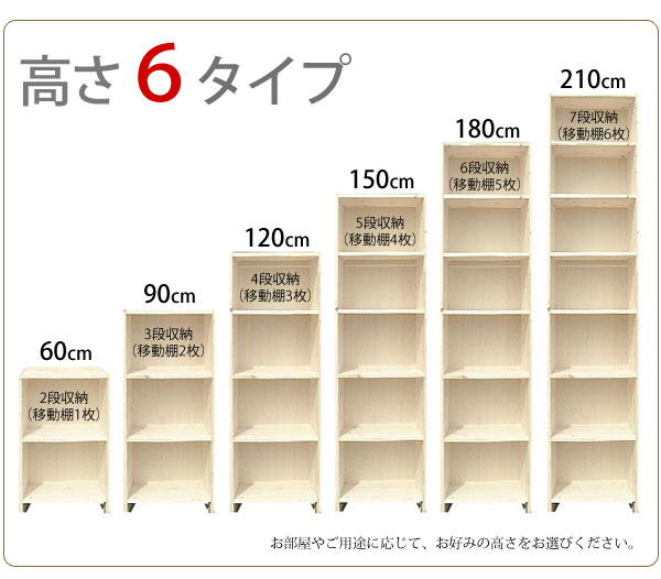 北欧パイン無垢集成材 オーダーラック Leaf（リーフ）ペイント工房