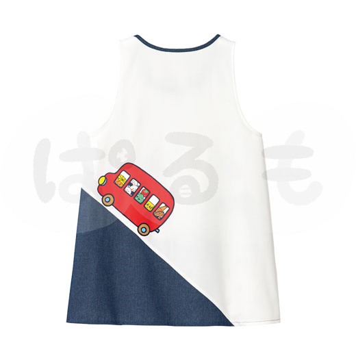 おべんとうバスエプロン（なかま）｜チャイルドブック公式オンライン