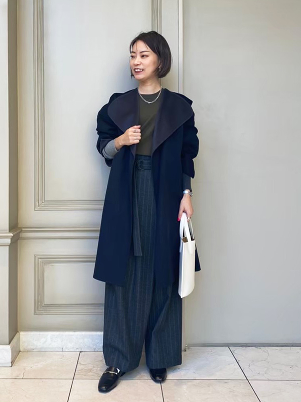 身長別比較！！今買うべきはENFOLD(エンフォルド)のノーカラーコート！！