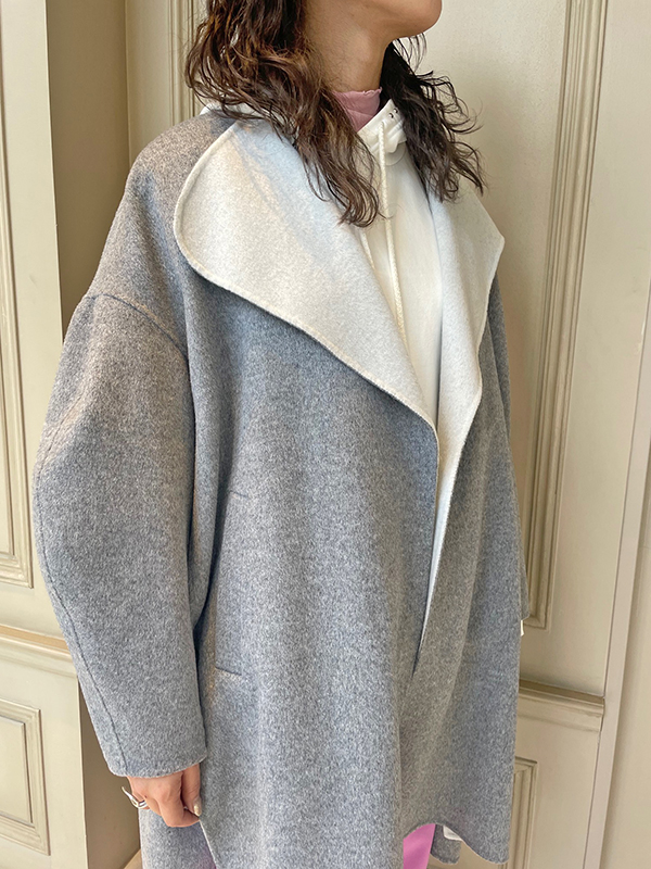 身長別比較！！今買うべきはENFOLD(エンフォルド)のノーカラーコート！！