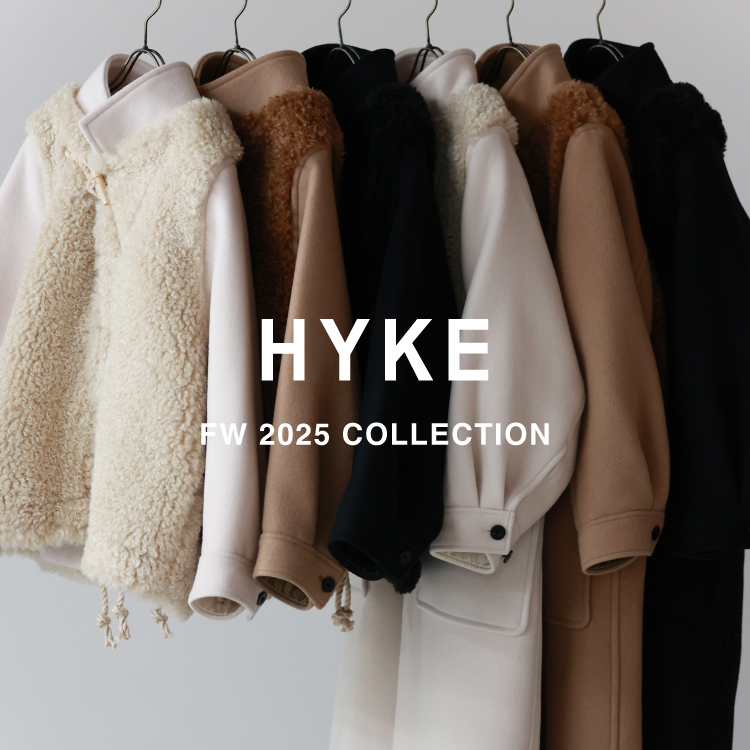 HYKE(ハイク)】 DOUBLE FACE FAUX SHERLING DUFFLE JACKET｜PARIGOT