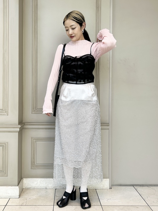 レイヤードの季節到来！広島店スタッフがときめいたチカキサダのシアー