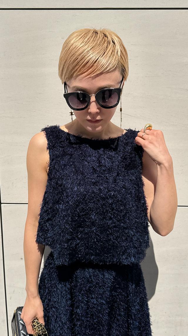 ラグジュアリーシャギートップス