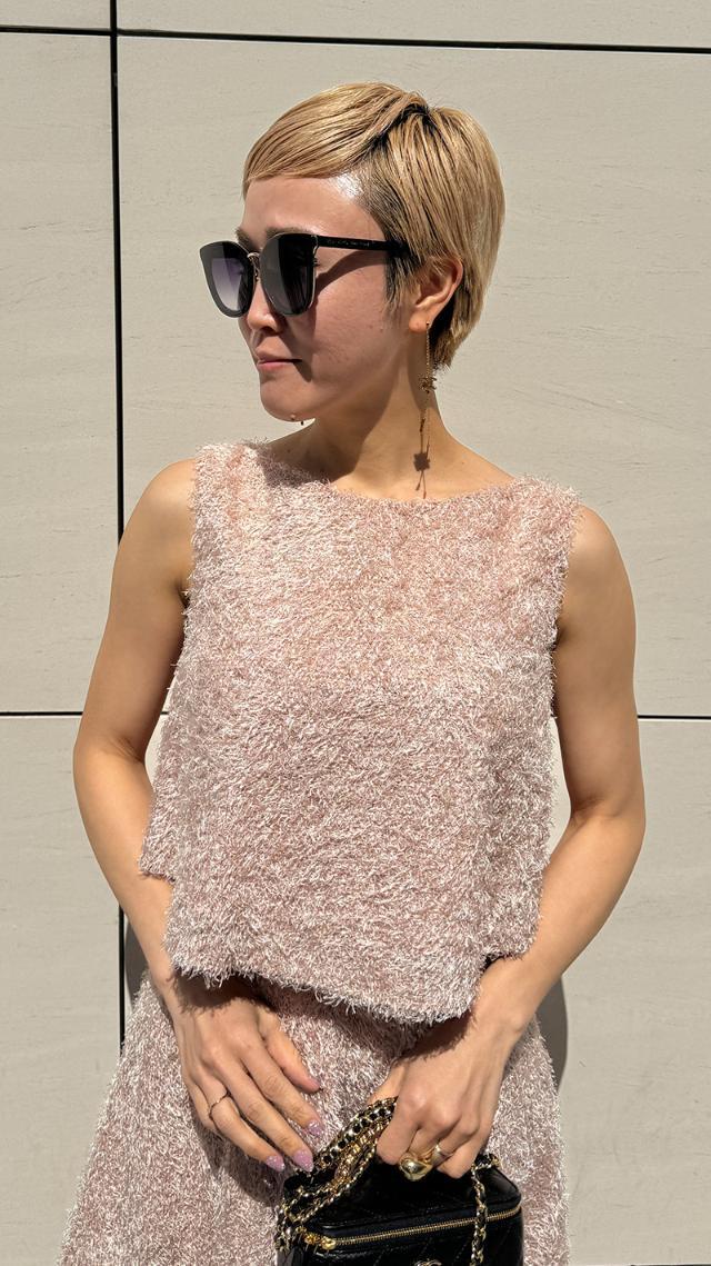 ラグジュアリーシャギートップス