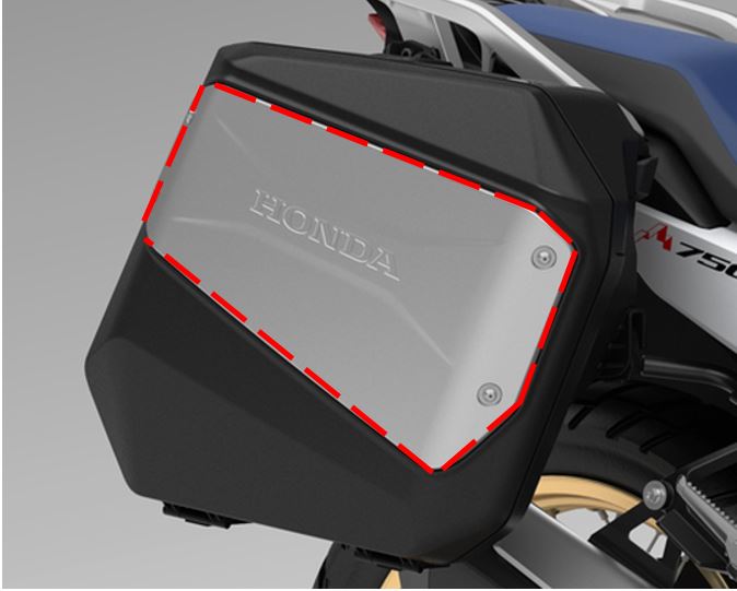 HONDA XL750 TRANSALP アルミパニアケースパネル 08L80-MKT-D00