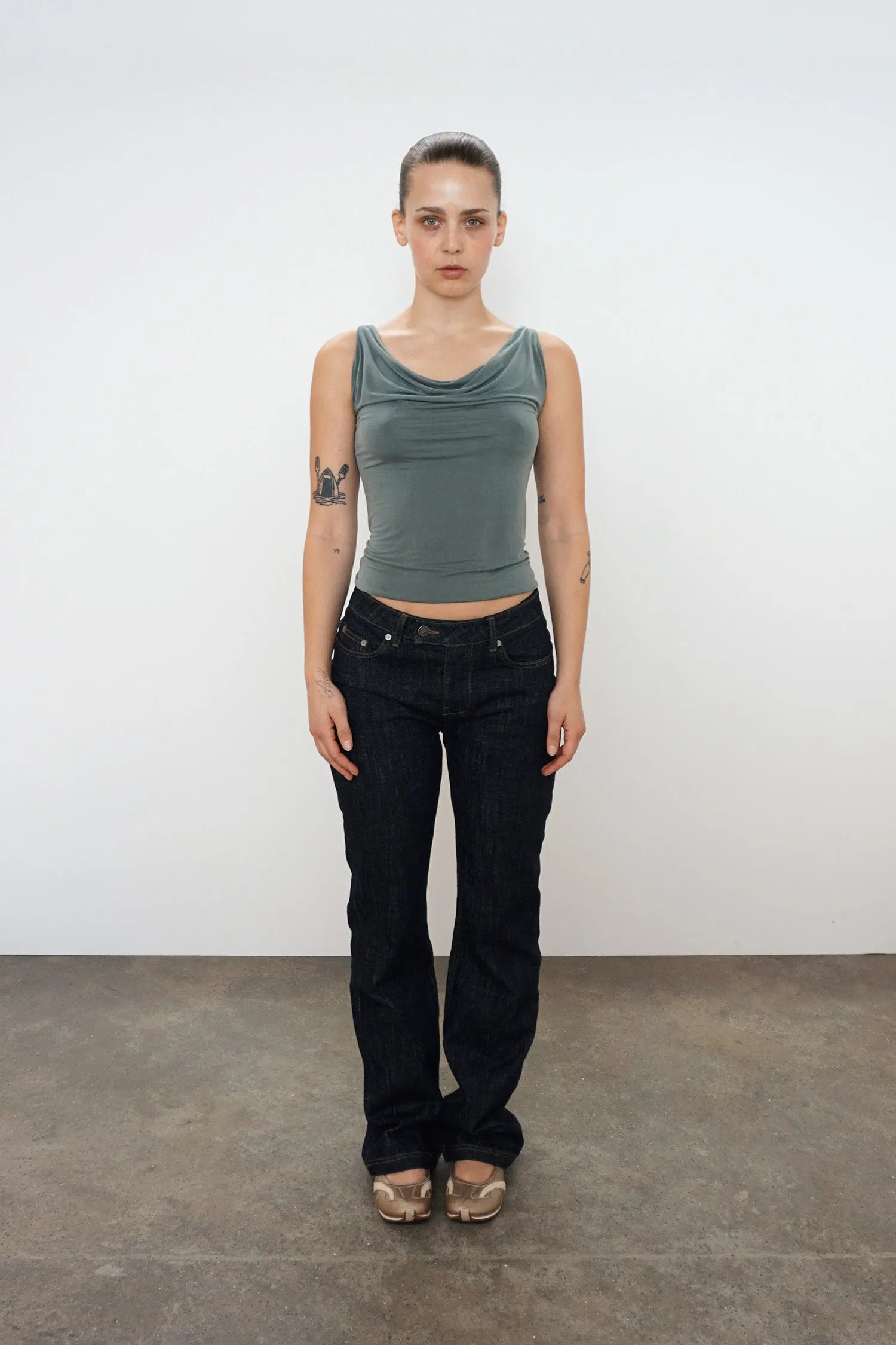 The Kylie Top, Sea Salt – Peachy Den