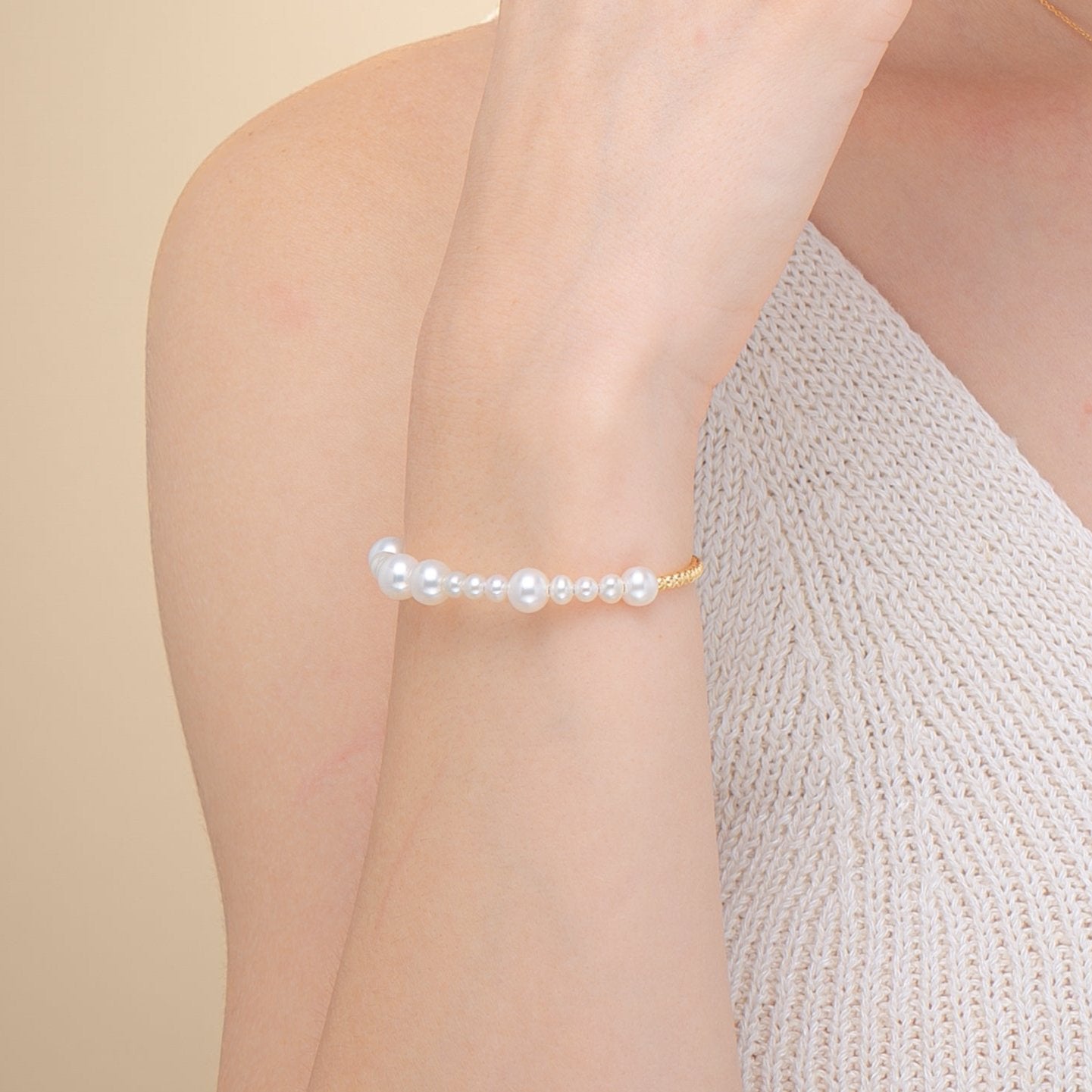 Fancy Pearl Gold Bracelet – Pearlish