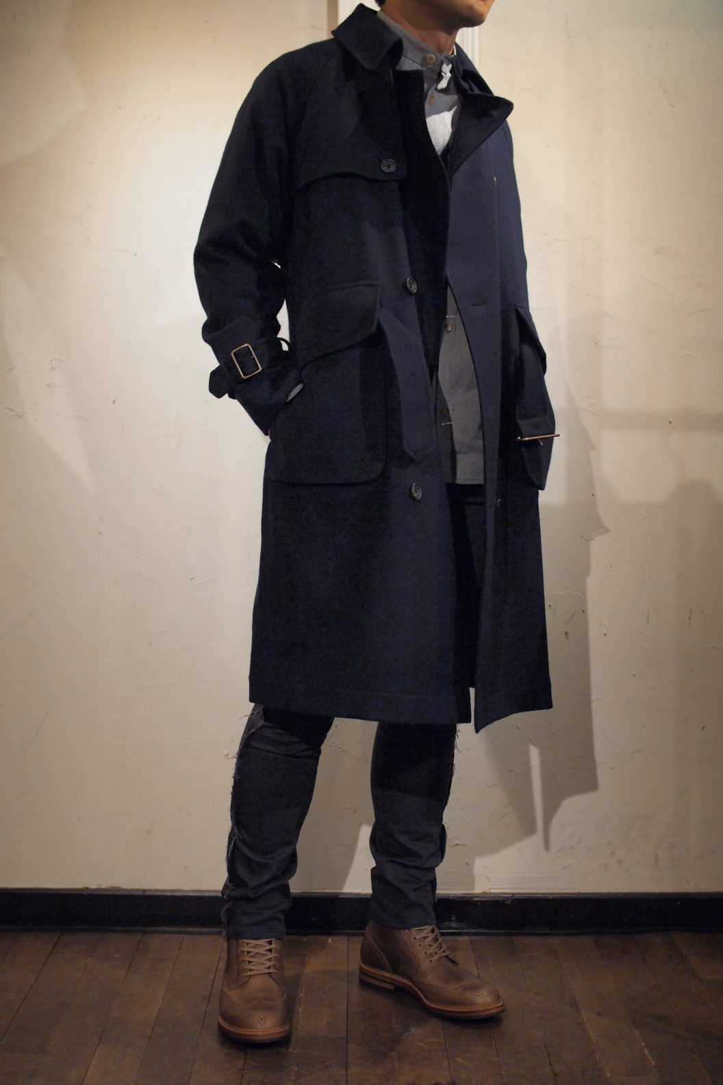 S.E.H KELLY-TRENCH COAT-peau de l'ours | peau de l'ours