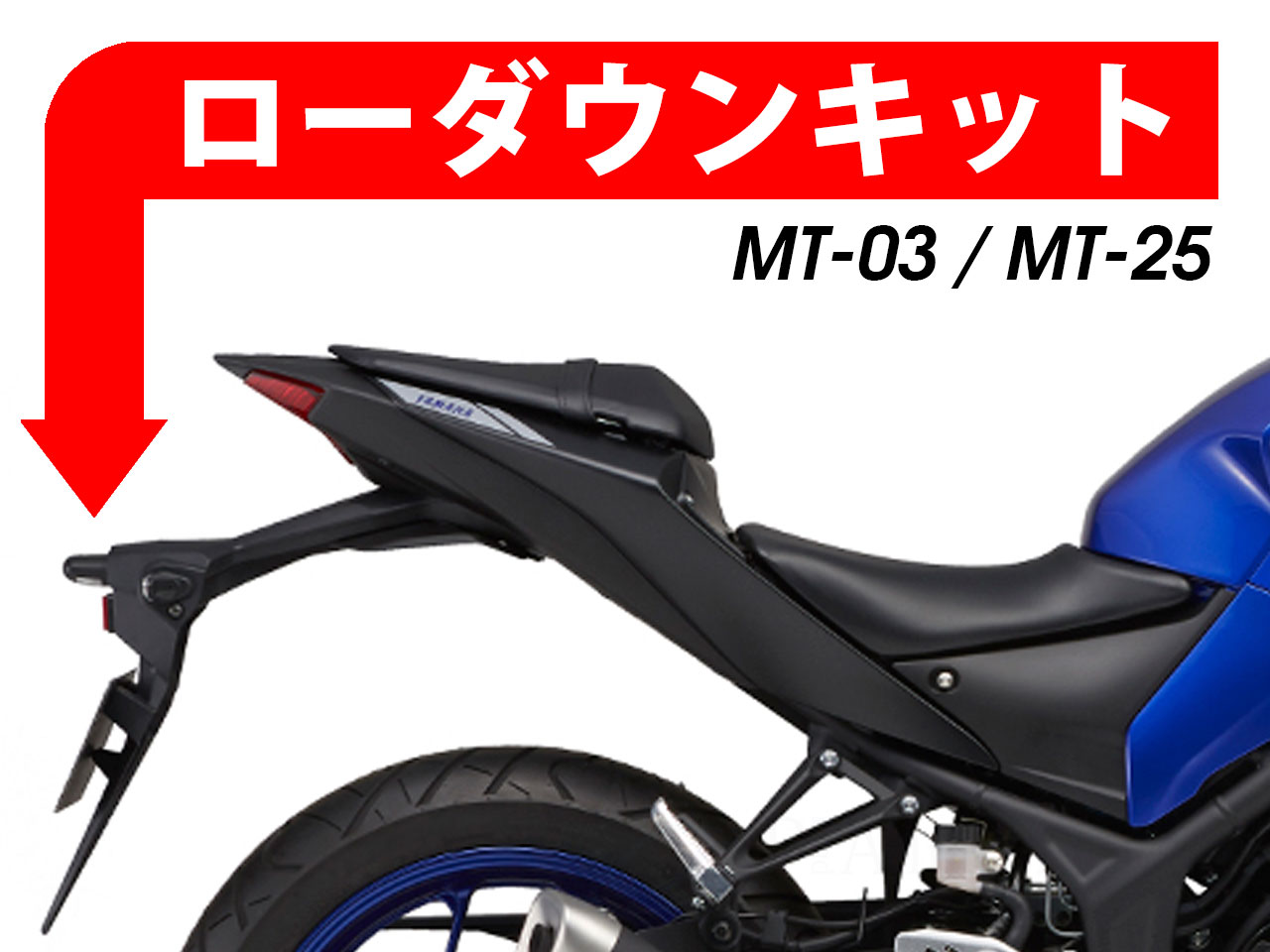ローダウンキット for YAMAHA