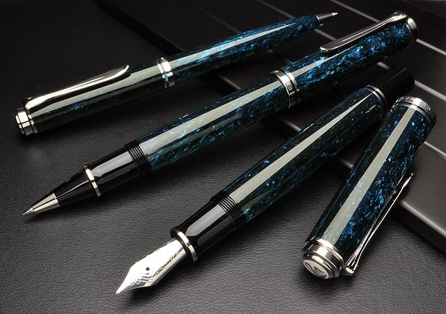 Pelikan ペリカン 万年筆 特別生産品 スーベレーン805 オーシャン