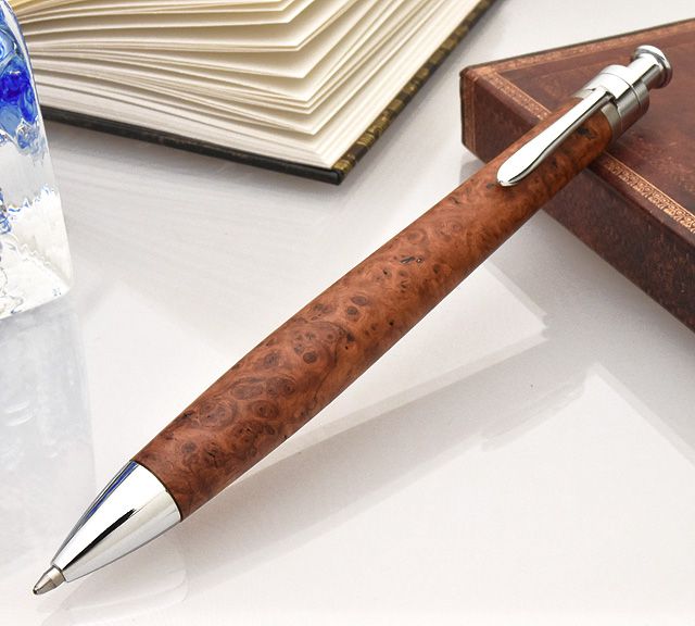 工房 楔 ボールペン ルーチェペン 花梨こぶ杢 | ペンハウス