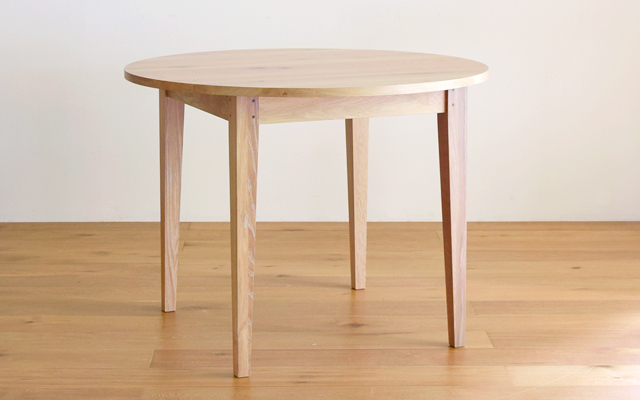 展示中】白金店フレンチレッグオークラウンドテーブル | ザ