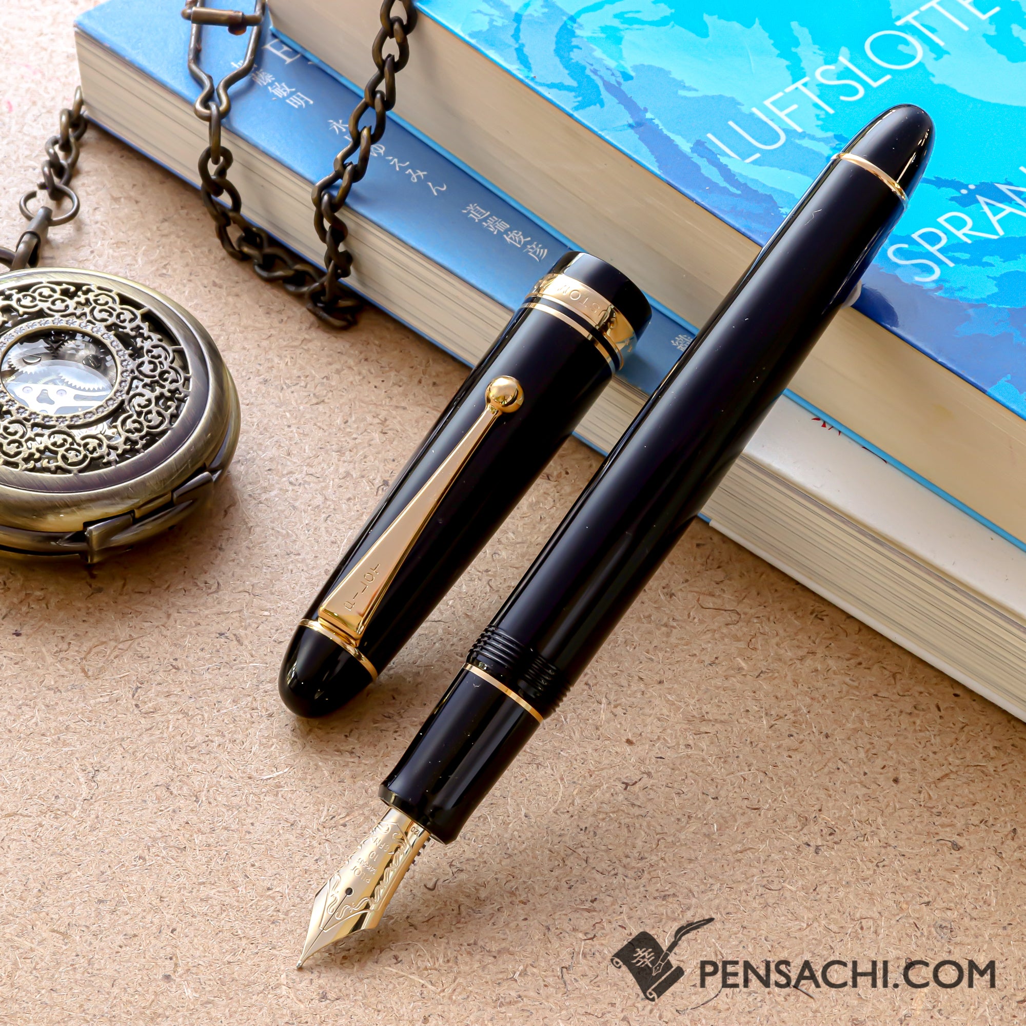 PILOT Custom 742 Fountain Pen - Black | PenSachi - Japan Limited
