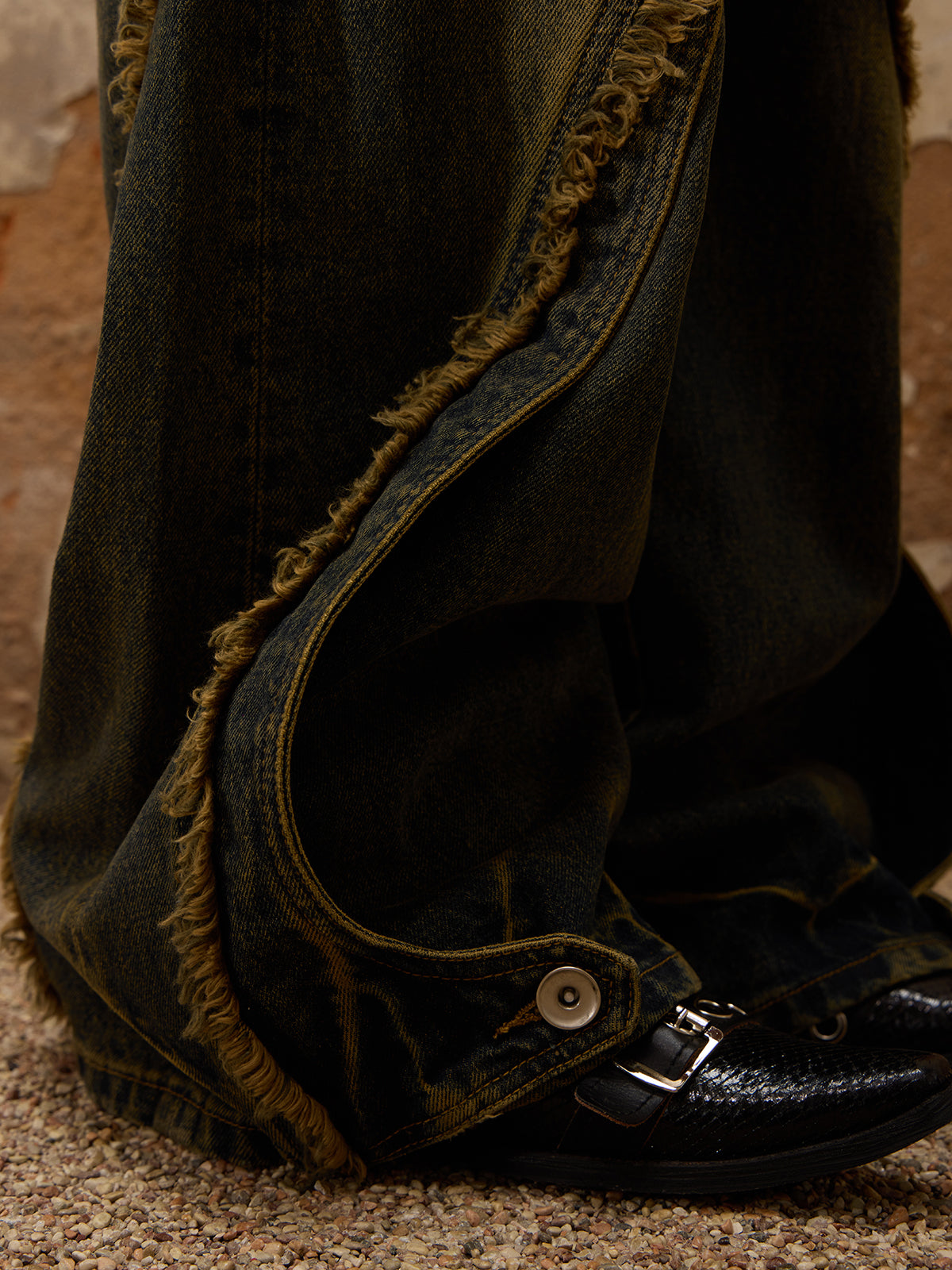 Personsoul Destructive Denim Retro Blue Jeans(limited) - personsoul