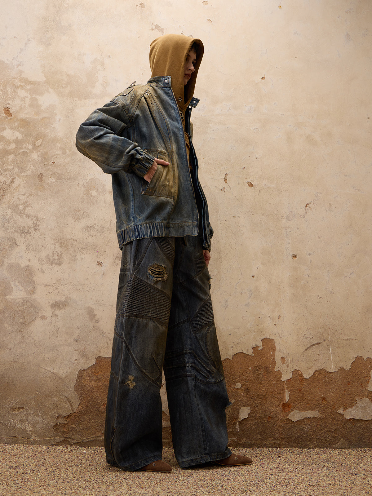 Personsoul Armor Dirty Denim Jeans - personsoul