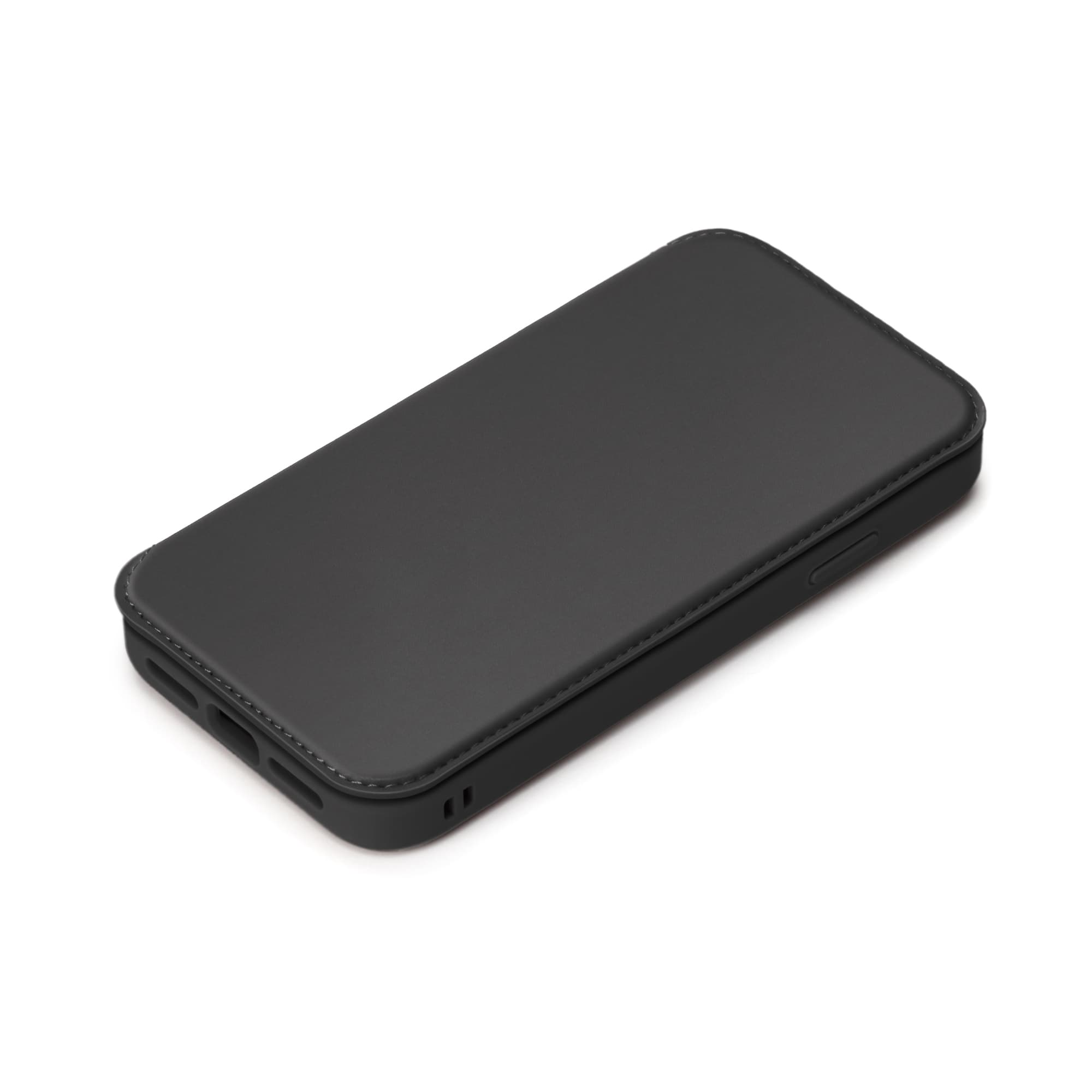 iPhone 12 mini用 ガラスフリップケース ブラック｜株式会社PGA