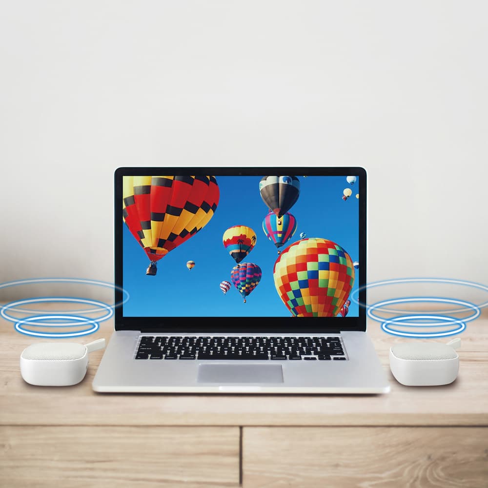 ポータブル ワイヤレス スピーカー [ホワイト]｜株式会社PGA