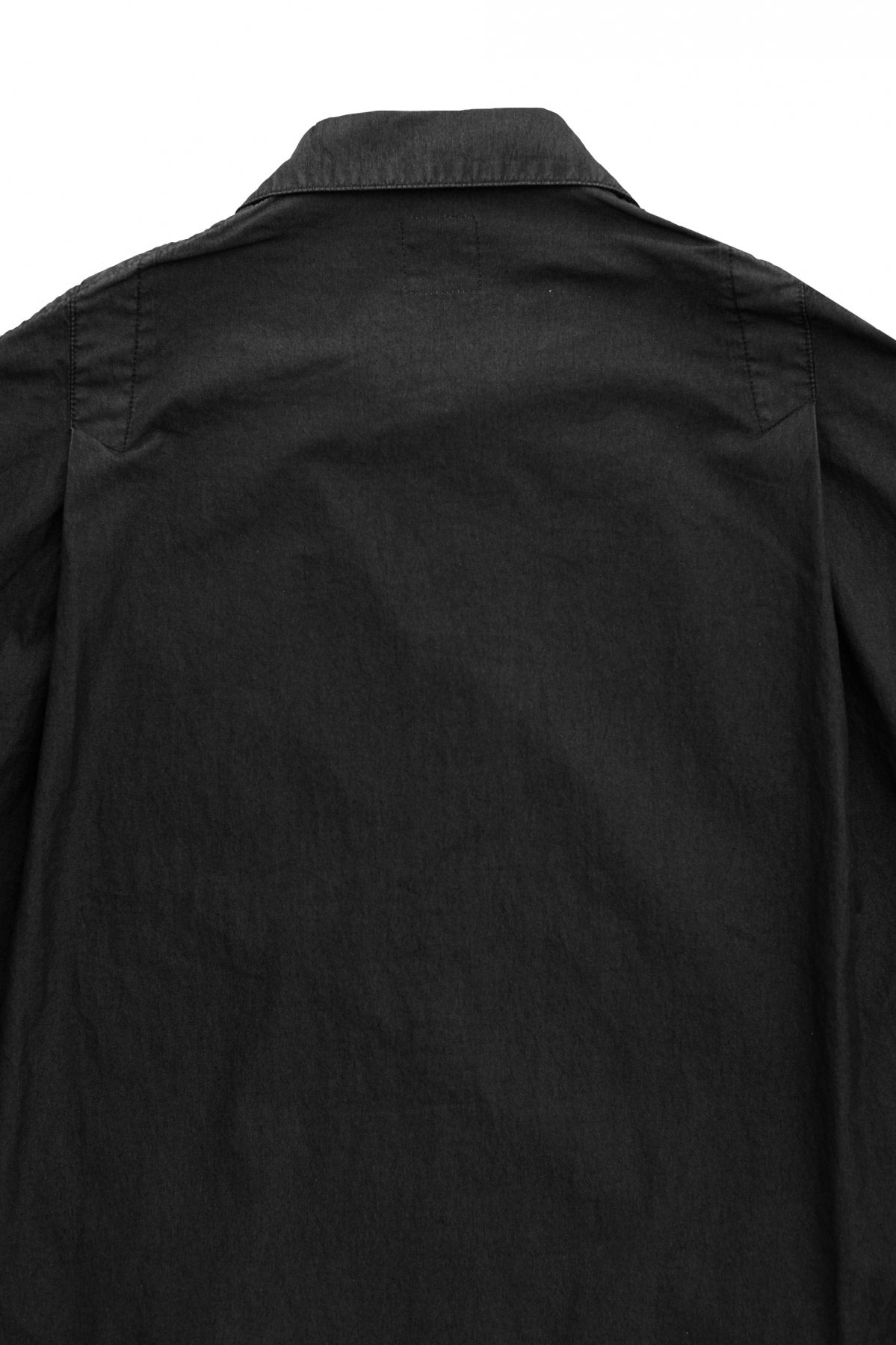 Porter Classic - POPLIN MIL-SHIRT JACKET - BLACK – PHAETON