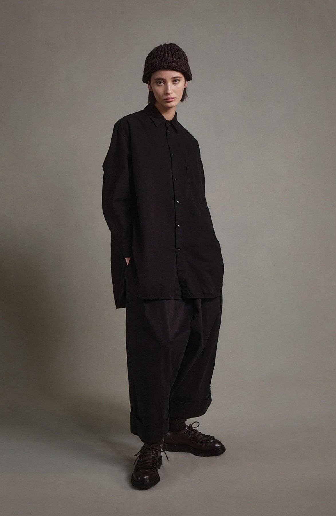 toogood - THE BAKER TROUSER FINE CANVAS - FLINT – PHAETON