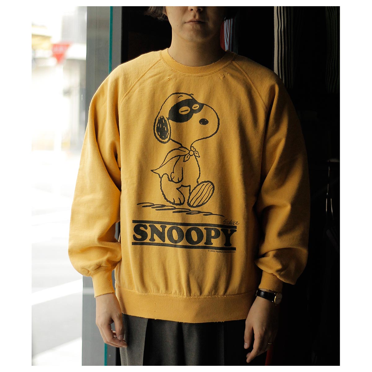 ネクサスセブン NEXUSVII. SNOOPY クルーネックスウェット SNOOPY CREW
