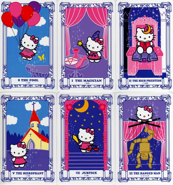 ハローキティのタロット占い』（専用日本語解説書付き）【販売終了