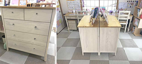 揃えられるカントリーシリーズ家具