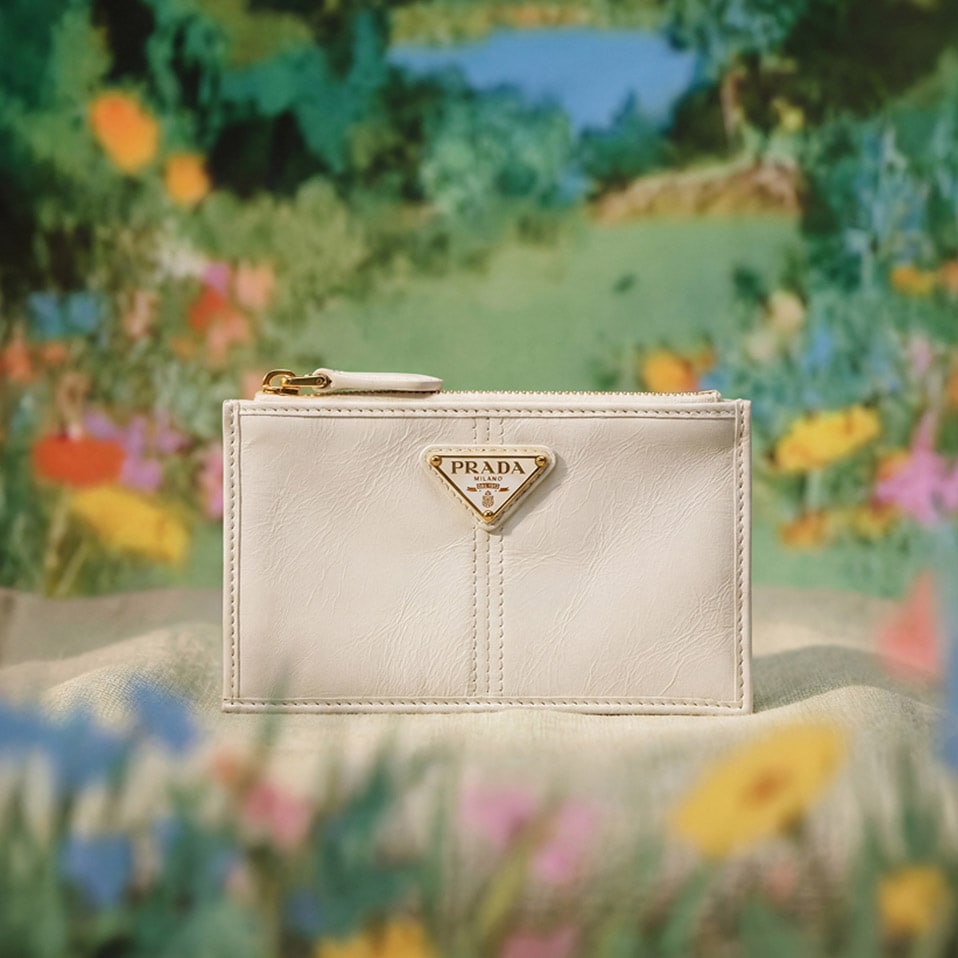 ブラック ソフトルックスレザー 財布 | PRADA