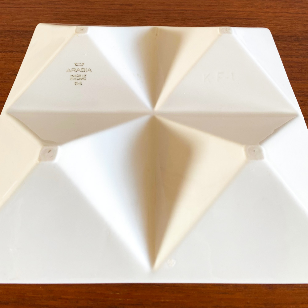 Kaj Franck / カイ・フランク KF-1 オリガミ プレート ARABIA | 北欧